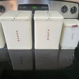 Vintage Kreamer 4-Piece Canister Set